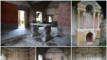 The House of the Prince of Naples in Pompeii