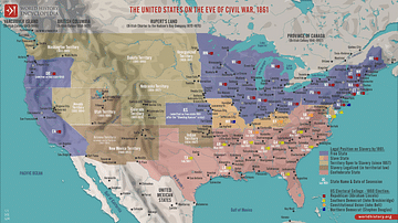 The United States on the Eve of Civil War, 1861