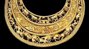 Scythian Golden Pectoral from Tovsta Mohyla