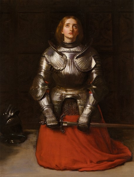 Joan of Arc by John Everett Millais (by John Everett Millais, Public Domain) Joan of Arc by John Everett Millais (by John Everett Millais, Public Domain)