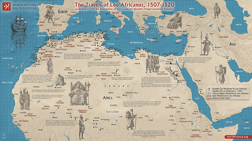 The Travels of Leo Africanus, 1507-1520 (by Simeon Netchev, CC BY-NC-ND)