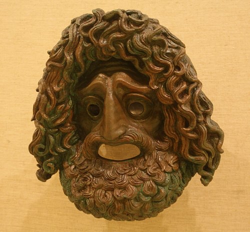 Greek Tragedy Theatre Mask (by Mark Cartwright, CC BY-NC-SA) Greek Tragedy Theatre Mask (by Mark Cartwright, CC BY-NC-SA)