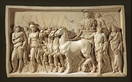Triumph of Titus (by Jean-Guillaume Moitte (Artist), CC BY) Triumph of Titus (by Jean-Guillaume Moitte (Artist), CC BY)