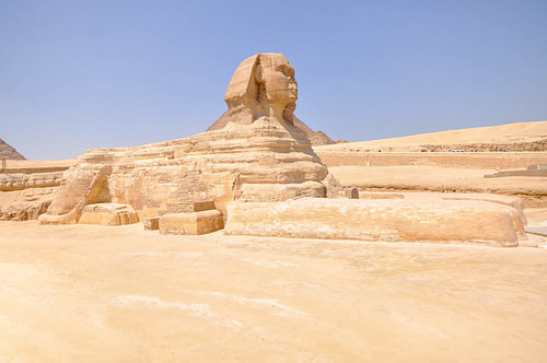 The Great Sphinx of Giza (by Jorge Láscar, CC BY) The Great Sphinx of Giza (by Jorge Láscar, CC BY)