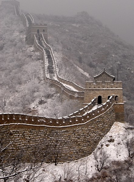 The Great Wall of China in Snow (by Steve Webel, CC BY-NC-SA) The Great Wall of China in Snow (by Steve Webel, CC BY-NC-SA)